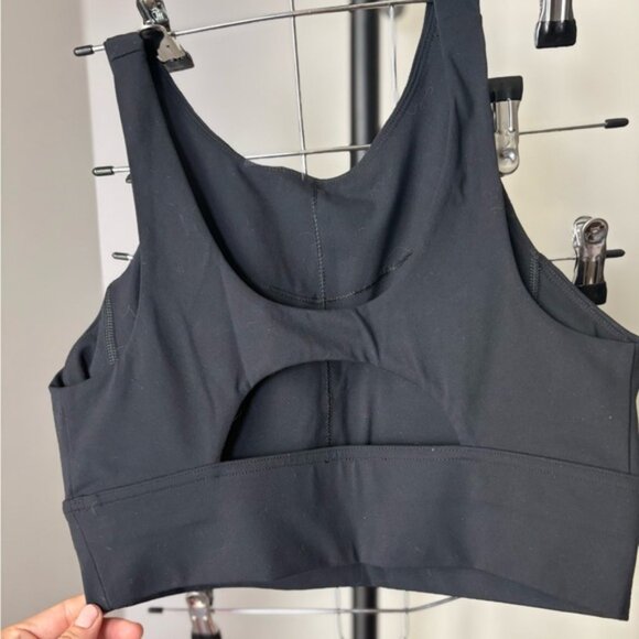 Black Women's Sports Bra - Picture 2 of 2